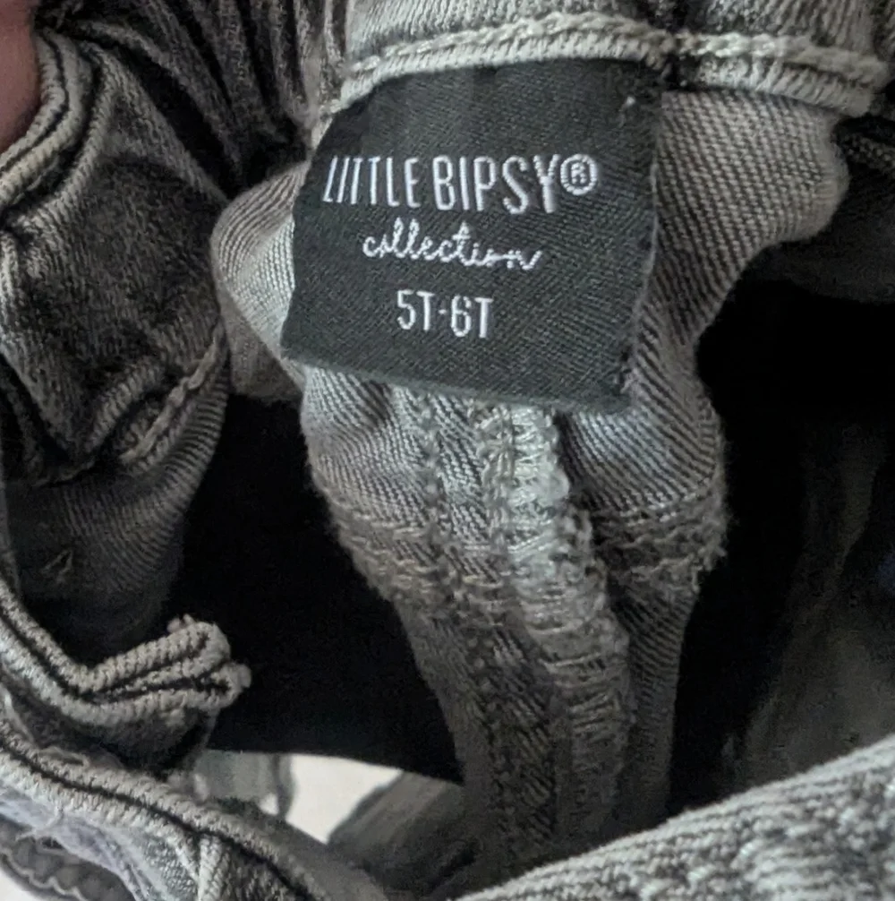 Little‎ Bipsy | Graywash Denim Overall Dress